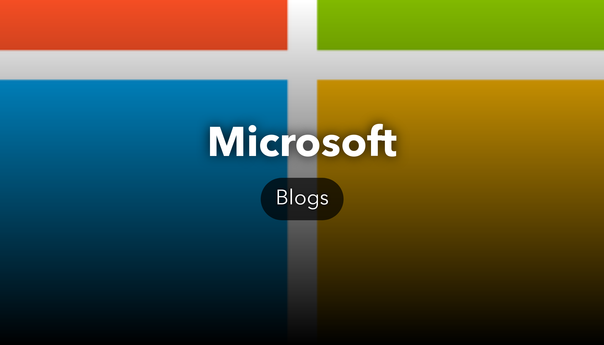 Microsoft Blogs 📝 | nichesss