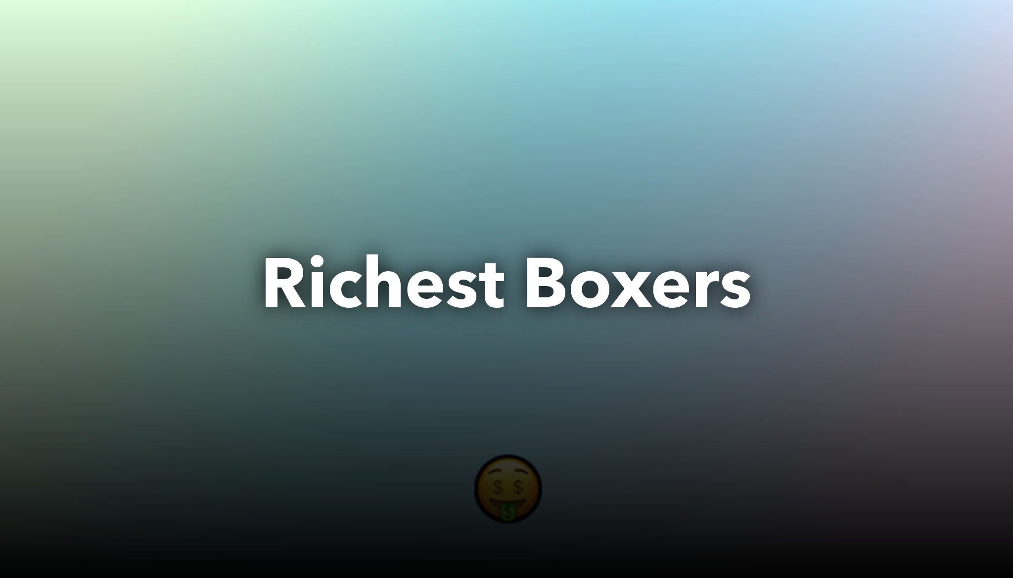 Richest Boxers | nichesss